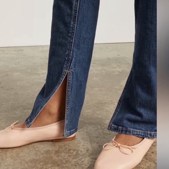 Everlane the cheeky split hem high waist full length jeans size 29 - Picture 2 of 9